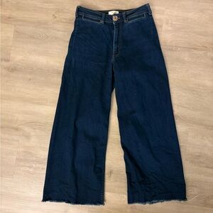 Maeve Ettie High-Rise Crop Wide-Leg Jeans (Anthropologie)